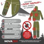 Костюм NovaTex «Элит Барьер NEW» (смесовая, хаки) PAYER, р-р 64-66 рост 194-200