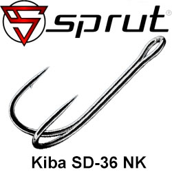 Sprut Kiba SD-36 NK (Double Round Bend Hook Nickel)
