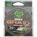 Шок-лидер Carp Pro Diamond Shock Braid PE X8 коричневый 25м 35lb 0,23мм