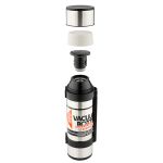 Термос Thermos NCB-12B Rocket Bottle Nissan Black 1.2л  (нержавеющая сталь, 2 пластиковые чашки, вес 940г)
