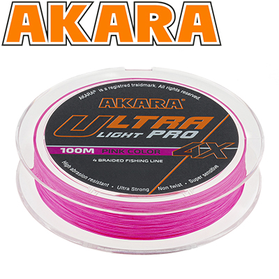 Akara Ultra Light PRO Pink 100m