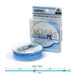 Плетеный шнур Varivas High Grade PE x4 150m 1.5 Water Blue