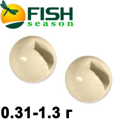 Fish Season Шарик вольфрам с прорезью цвет Светонакопительный