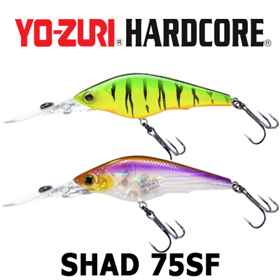 Yo-zuri Duel Hardcore Shad 75SF R1367