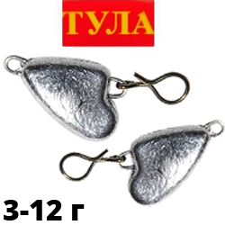 Тула Груз с застежкой Mustad "Незацепляйка"