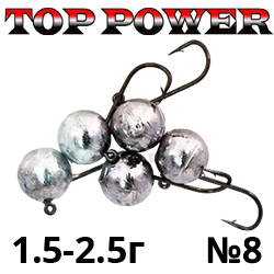 Top Power Micro FireJig крючок №8
