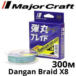 Major Craft Dangan Braid X8 300m Multicolor