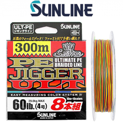 Sunline PE Jigger ULT (8braid) 300m