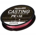 Шнур PE Gosen Answer Casting PEx16 200m 0.8 20LB