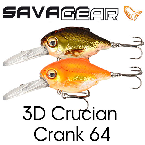 Savage Gear 3D Crucian Crank 64 22g SF DR