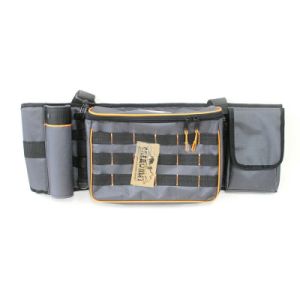 Сумка рыболовная поясная "Следопыт" Fishing Belt Bag, 74х22х10 см, цв. серый, без коробок