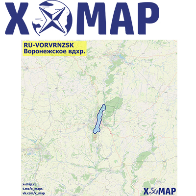 Карты X-MAP Воронежское вдхр.