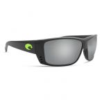 Очки поляризационные Costa Cat Cay 580 P (Matte Black w/Green Logo/Gray Silver Mirrow 580 P/Large)