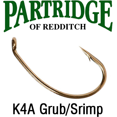 Partridge K4A Grub/Srimp Down-Eye, Bronze