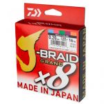Леска плетеная Daiwa J-Braid Grand X8E 300m Multi Color 0.20mm