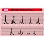 Тройник Vido Craft Treble Hooks VD-093 (BN) уп. 25шт. # 8