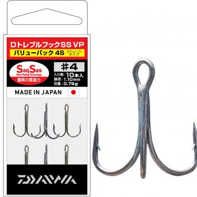 Крючки тройные Daiwa