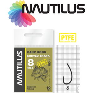 Nautilus Carp Curved Shank NK-1PTFE