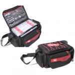 Сумка рыболовная с коробками Lucky John 20x40x27см LJ111B