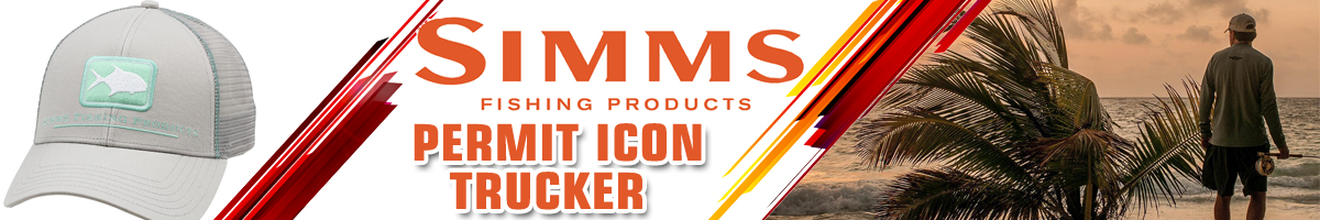 Simms Permit Icon Trucker, Sterling