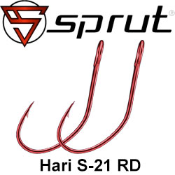 Sprut Hari S-21 RD (Single Bait Hook Red)