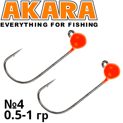 Akara Trout Time Шар вольфрам № 4 Orange