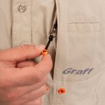Рубашка с УФ-защитой UPF50 бежевая Graff 807-KO-CL-10 р. S