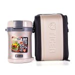 Термос для еды с контейнерами Tiger LWU-B170 Warm Silver
