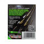Готовый монтаж Korda Dark Matter Leader Hybrid Lead Clip Gravel Khaki 40lb 1м