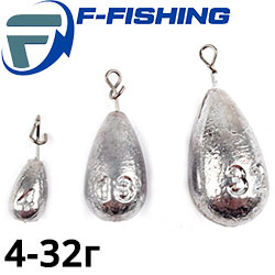 F-Fishing Грузило Капля с быстросъемом