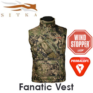 Sitka Fanatic Vest Ground Forest