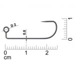 Крючки Hayabusa Jig 777BL #5 тефлон ( 20шт) (T.JH-777BL#5)