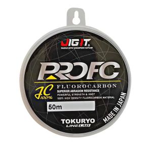 Леска флюорокарбоновая Jig It x Tokuryo Fluocarbon Pro FC 50m 1,099mm