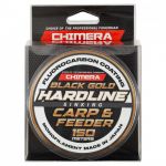 Леска Chimera Hardline Carp & Feeder Fluorocarbon Coating Sinking 150m Черн/Зол # 0.405