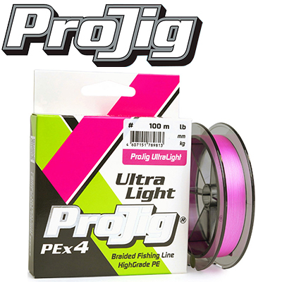 ProJig UltraLight 100м, розовый