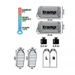 Спальный мешок Tramp Siberia 5000 XXL (V2) правый