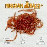 Силиконовая приманка Russian Bass Мотыль искусственный 48 мм. цвет #022, активный аттрактант.