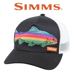 Simms 5-panel Trucker Cap Rainbow Black