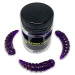 Силиконовая приманка 11Lures Leench 2" цвет Deep Purple