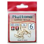 Крючок Mottomo Kantuki Shinaji 048 Gold №8 (10 шт)