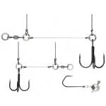 Оснастка стингер для джиг-головки Vido Craft Stinger Eye Jig, размер XL