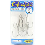 Крючок Gamakatsu Treble 18 №4 (5шт.)