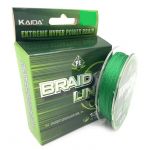 Леска плетёная Kaida Braid Line зеленая 135м 0,14мм (YX-107-14)