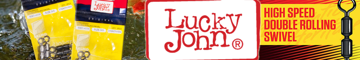 Lucky John High Speed Double Rolling Swivel