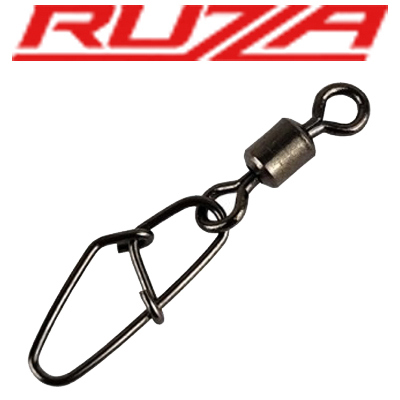 Ruzza Rolling Swivel w/Hooked Snap Black
