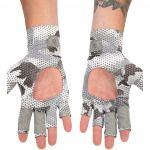 Перчатки Simms SolarFlex SunGlove, Hex Flo Camo Steel, XL