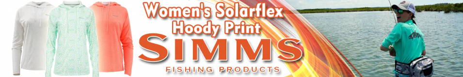 Simms Women's Solarflex Hoody - Print, Melon Schoolies