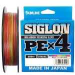 Плетёный шнур Sunline Siglon PE×4 300m (Multicolor) #2/35LB
