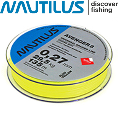 Nautilus Avenger 8 Teflon Yellow 135м