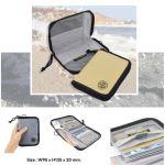 Кошелек Stream Trail Almejas Zip Wallet Onyx